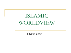 islamic worldview - Islam is my life