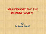 IMMUNOLOGY AND THE IMMUNE SYSTEM