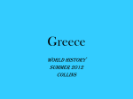 Greece - Lizcollinshistoryclasses.com