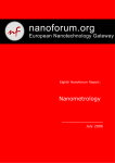 Nanometrology - nanoparticles.org