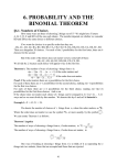 CHAP06 Probability and the Binomial Theorem