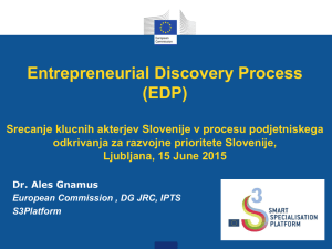 S3 Governance: Entrepreneurial discovery process