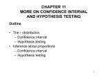 Statistics Chapter 10