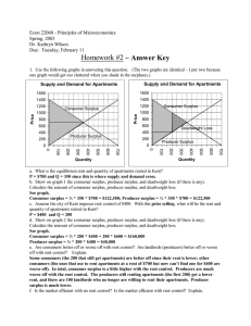 Homework #2 – Answer Key