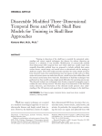 Dissectable Modified Three-Dimensional Temporal Bone and Whole