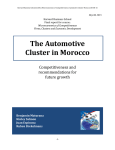 The Automotive Cluster in Morocco