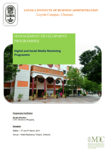 Digital and Social Media Marketing Programme