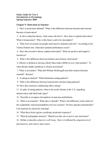 PSYC 1101: Study Guide for Test 4