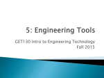 5: Engineering Tools