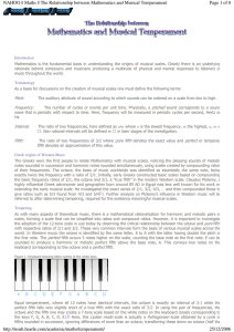 Page 1 of 8 NAHOO || Maths || The Relationship between