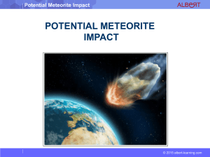 Potential Meteorite Impact - Albert