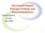 Growth Report Presentation by Michael Spence