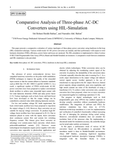Comparative Analysis of Three-phase AC-DC Converters