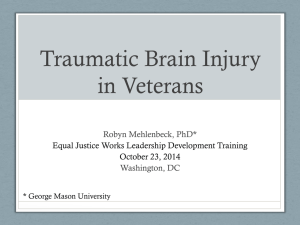 Signs and Symptoms of PTSD and TBI in Veterans