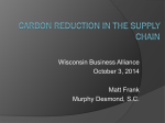 Carbon Reduction in the Supply Chain