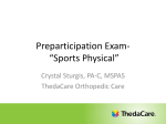 Sports Physical PowerPoint - Fox Valley Health Professionals