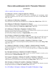 Elenco delle pubblicazioni del Dr. Piersandro Pallavicini
