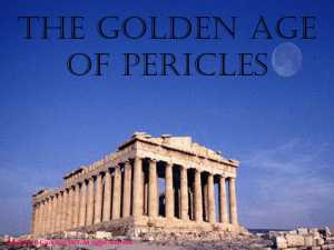 The Golden Age of Pericles