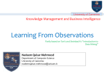 Learning From Observations - Computer Science @ Unicam