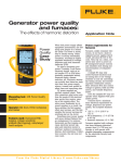 Generator power quality and furnaces