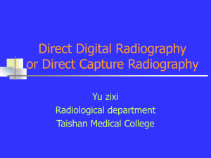 Direct Digital Radiography