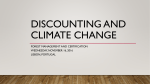Discounting and the Environment