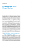 Preventing Infection at Mucosal Surfaces