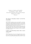 Frontiers in Analysis and Probability 1st Strasbourg / Zurich