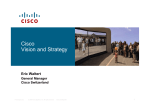 Cisco Vision and Strategy