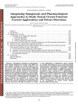 Integrating Optogenetic and Pharmacological Approaches to Study