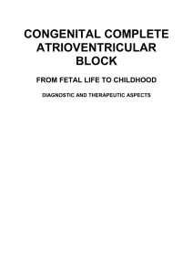 congenital complete atrioventricular block