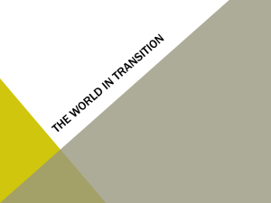 The World In Transition