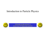 Overview of Particle Physics