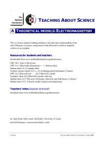 Activities, including background information and student sheets