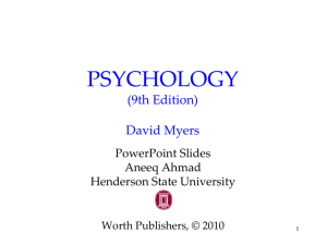 A.P. Psychology 14 - Social Psychology