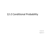 12-2 Conditional Probability