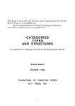 categories types and structures