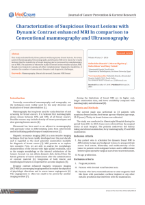 Characterization of Suspicious Breast Lesions with Dynamic