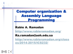 Lecture 1 - Rabie A. Ramadan
