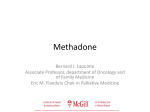 methadone - Canadian Hospice Palliative Care Conference