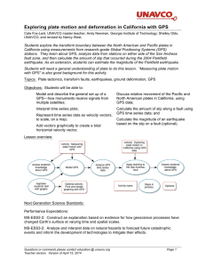 Exploring plate motion and deformation in California with