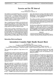 Intermittent Complete Right Bundle Branch Block