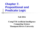 Propositional and predicate logic - Computing Science