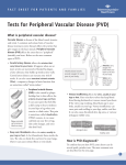 Tests for Peripheral Vascular Disease (PVD)