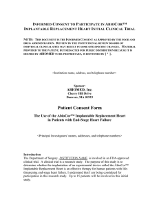 Informed Consent Document