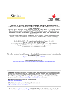 American Heart Association guidelines
