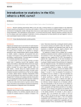 what is a roC curve? - The Netherlands Journal of Critical Care