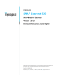 SNAP Connect E20 - Synapse Wireless