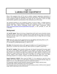 laboratory equipment - Electrical and Computer Engineering