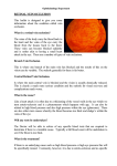 RETINAL VEIN OCCLUSION This leaflet is designed